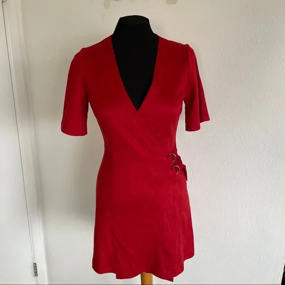 zara trafaluc red dress Women Red Dress Trafaluc Collections by Zara NWT Sz S